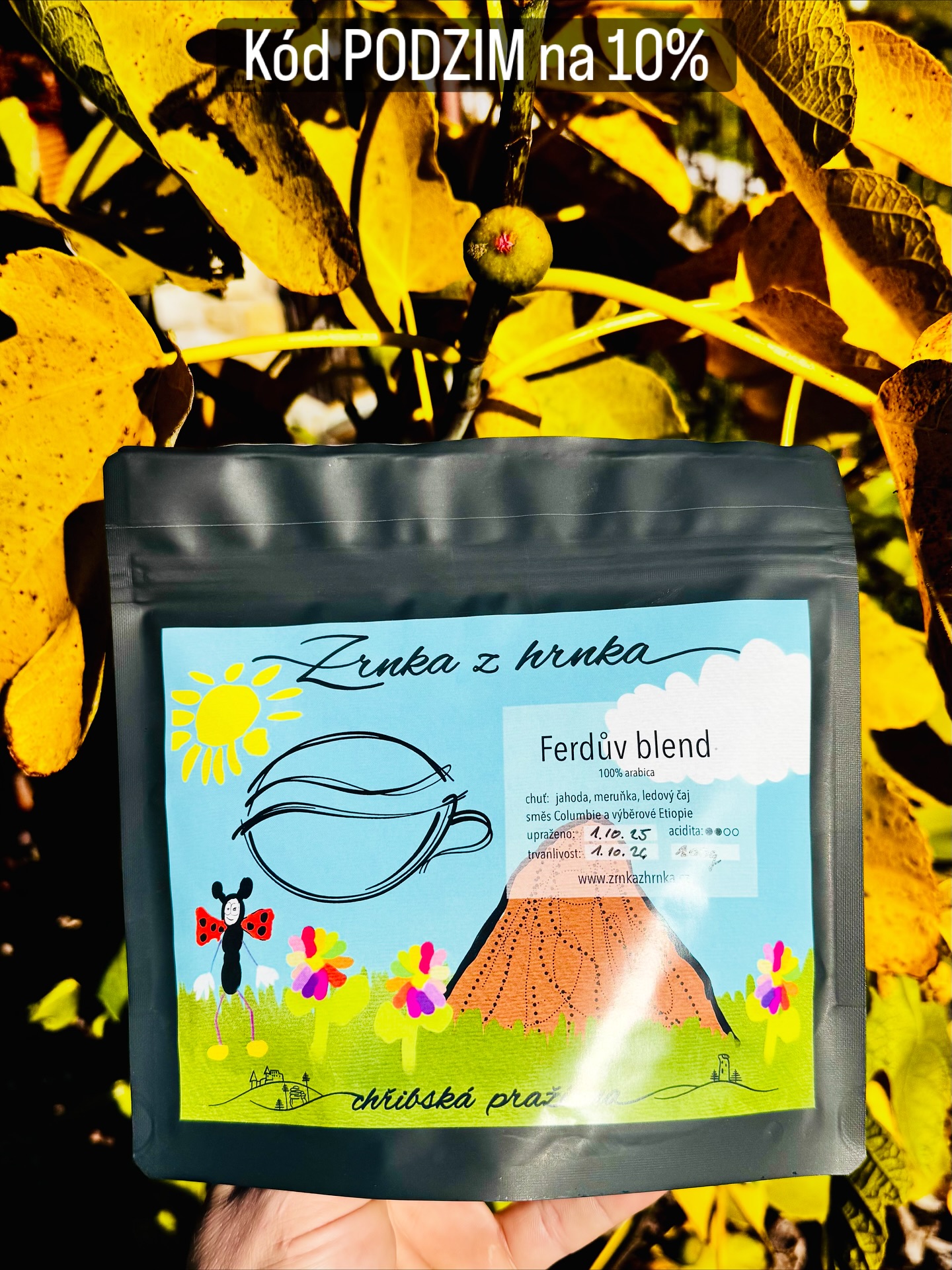 Ferdův blend v podzimním listí